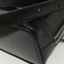 GUCCI Bamboo Body Bag Patent leather Black Silver 003 3444 0127 Auth ep10361-14