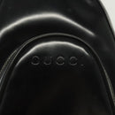 GUCCI Bamboo Body Bag Patent leather Black Silver 003 3444 0127 Auth ep10361-17