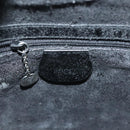 GUCCI Bamboo Body Bag Patent leather Black Silver 003 3444 0127 Auth ep10361-20