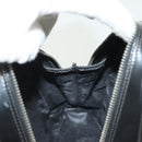 GUCCI Bamboo Body Bag Patent leather Black Silver 003 3444 0127 Auth ep10361-22