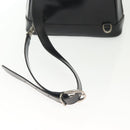 GUCCI Bamboo Body Bag Patent leather Black Silver 003 3444 0127 Auth ep10361-7