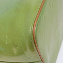 LOUIS VUITTON Monogram Vernis Houston Hand Bag Baby Blue M91005 LV Auth ep10362-17