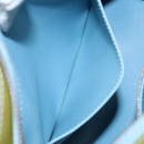 LOUIS VUITTON Monogram Vernis Houston Hand Bag Baby Blue M91005 LV Auth ep10362-23