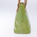 LOUIS VUITTON Monogram Vernis Houston Hand Bag Baby Blue M91005 LV Auth ep10362-3