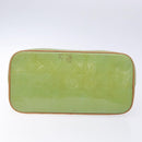 LOUIS VUITTON Monogram Vernis Houston Hand Bag Baby Blue M91005 LV Auth ep10362-5