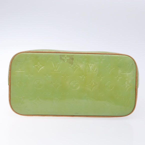 LOUIS VUITTON Monogram Vernis Houston Hand Bag Baby Blue M91005 LV Auth ep10362