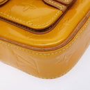 LOUIS VUITTON Monogram Vernis Christie PM Shoulder Bag Jaune M91110 Auth ep10365-14