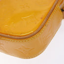 LOUIS VUITTON Monogram Vernis Christie PM Shoulder Bag Jaune M91110 Auth ep10365-15