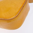 LOUIS VUITTON Monogram Vernis Christie PM Shoulder Bag Jaune M91110 Auth ep10365-16