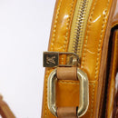 LOUIS VUITTON Monogram Vernis Christie PM Shoulder Bag Jaune M91110 Auth ep10365-10