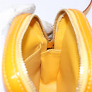 LOUIS VUITTON Monogram Vernis Christie PM Shoulder Bag Jaune M91110 Auth ep10365-19