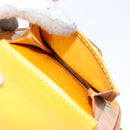 LOUIS VUITTON Monogram Vernis Christie PM Shoulder Bag Jaune M91110 Auth ep10365-22