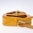 LOUIS VUITTON Monogram Vernis Christie PM Shoulder Bag Jaune M91110 Auth ep10365-3