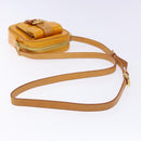 LOUIS VUITTON Monogram Vernis Christie PM Shoulder Bag Jaune M91110 Auth ep10365-7