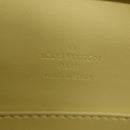 LOUIS VUITTON Monogram Vernis Columbus Tote Bag Lime Yellow M91047 Auth ep10370-20