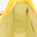 LOUIS VUITTON Monogram Vernis Columbus Tote Bag Lime Yellow M91047 Auth ep10370-22
