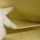 LOUIS VUITTON Monogram Vernis Columbus Tote Bag Lime Yellow M91047 Auth ep10370-23