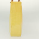 LOUIS VUITTON Monogram Vernis Columbus Tote Bag Lime Yellow M91047 Auth ep10370-6