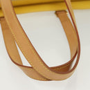 LOUIS VUITTON Monogram Vernis Columbus Tote Bag Lime Yellow M91047 Auth ep10370-10