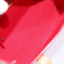 LOUIS VUITTON Monogram Vernis Reade PM Hand Bag Red Rouge M91088 LV Auth ep10371-11