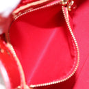 LOUIS VUITTON Monogram Vernis Reade PM Hand Bag Red Rouge M91088 LV Auth ep10371-20
