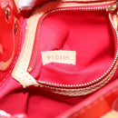 LOUIS VUITTON Monogram Vernis Reade PM Hand Bag Red Rouge M91088 LV Auth ep10371-12