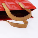 LOUIS VUITTON Monogram Vernis Reade PM Hand Bag Red Rouge M91088 LV Auth ep10371-7