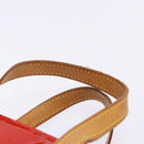 LOUIS VUITTON Monogram Vernis Reade PM Hand Bag Red Rouge M91088 LV Auth ep10371-8