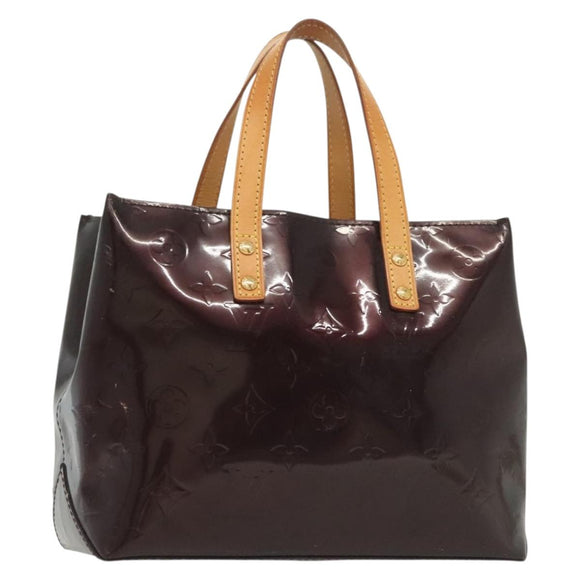 LOUIS VUITTON Monogram Vernis Reade PM Hand Bag Amarante M91993 LV Auth ep10373