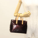 LOUIS VUITTON Monogram Vernis Reade PM Hand Bag Amarante M91993 LV Auth ep10373-22