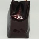 LOUIS VUITTON Monogram Vernis Reade PM Hand Bag Amarante M91993 LV Auth ep10373-3