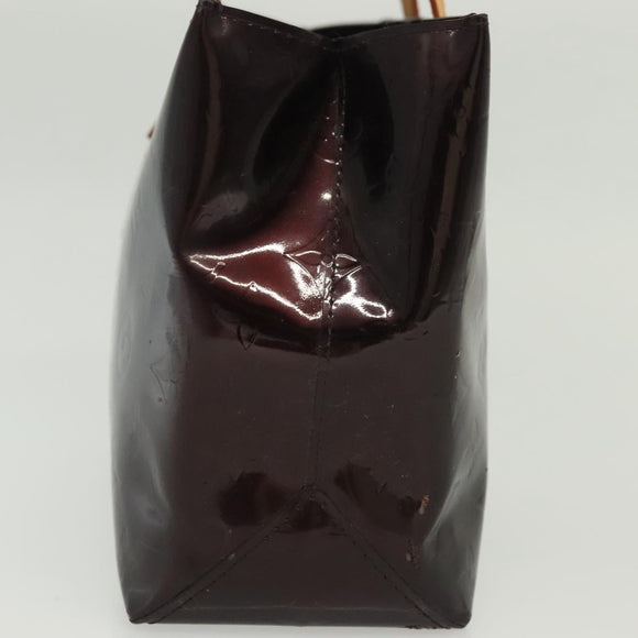 LOUIS VUITTON Monogram Vernis Reade PM Hand Bag Amarante M91993 LV Auth ep10373