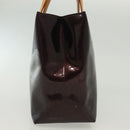 LOUIS VUITTON Monogram Vernis Reade PM Hand Bag Amarante M91993 LV Auth ep10373-4