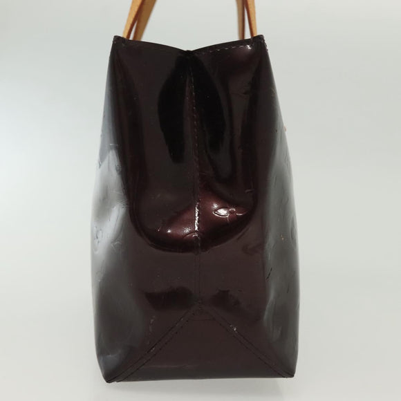 LOUIS VUITTON Monogram Vernis Reade PM Hand Bag Amarante M91993 LV Auth ep10373