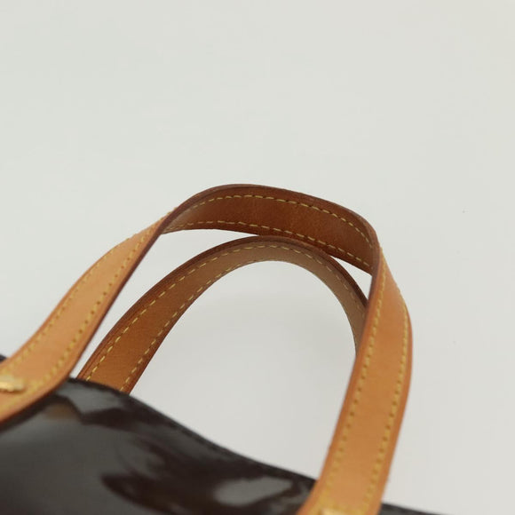 LOUIS VUITTON Monogram Vernis Reade PM Hand Bag Amarante M91993 LV Auth ep10373