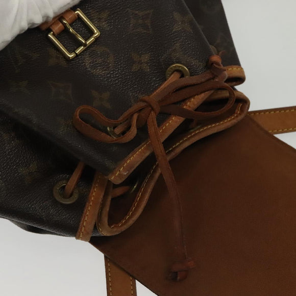 LOUIS VUITTON Monogram Montsouris MM Backpack M51136 LV Auth ep10374