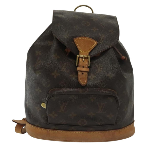 LOUIS VUITTON Monogram Montsouris MM Backpack M51136 LV Auth ep10374