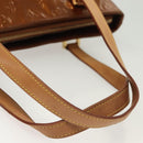 LOUIS VUITTON Monogram Vernis Houston Hand Bag Bronze M91122 LV Auth ep10376-8