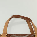 LOUIS VUITTON Monogram Vernis Houston Hand Bag Bronze M91122 LV Auth ep10376-14