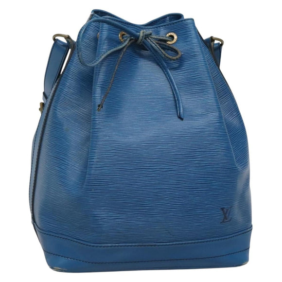LOUIS VUITTON Epi Noe Shoulder Bag Toledo Blue M44005 LV Auth ep10377
