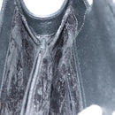 GUCCI Bamboo Hand Bag Suede Black Gold 002 1186 0260 Auth ep10379-17