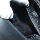 GUCCI Bamboo Hand Bag Suede Black Gold 002 1186 0260 Auth ep10379-22