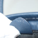 CELINE Hand Bag Nylon Navy Gold Auth ep10381-12