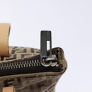 FENDI Zucchino Canvas Hand Bag Beige Auth ep10385-18