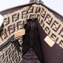 FENDI Zucchino Canvas Hand Bag Beige Auth ep10385-21