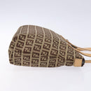 FENDI Zucchino Canvas Hand Bag Beige Auth ep10385-3