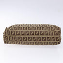 FENDI Zucchino Canvas Hand Bag Beige Auth ep10385-5