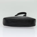 GUCCI Web Sherry Line Shoulder Bag Leather Black Gold 001 406 0552 Auth ep10387-5