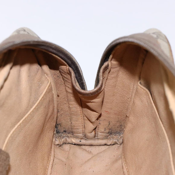 GUCCI GG Supreme Clutch Bag PVC Beige Auth ep10390