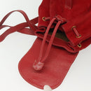 GUCCI Bamboo Backpack Suede Red Gold 003 1705 0030 Auth ep10393-20